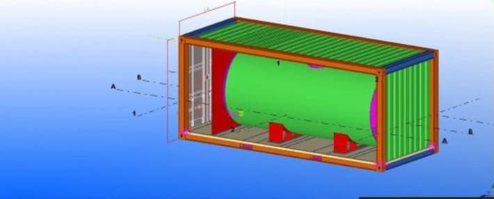 3D Konteyner ve Tank Depolama Tesisi Tasarımı
